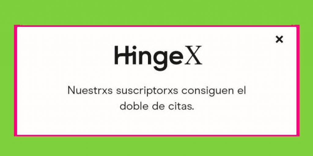 Hinge X análisis