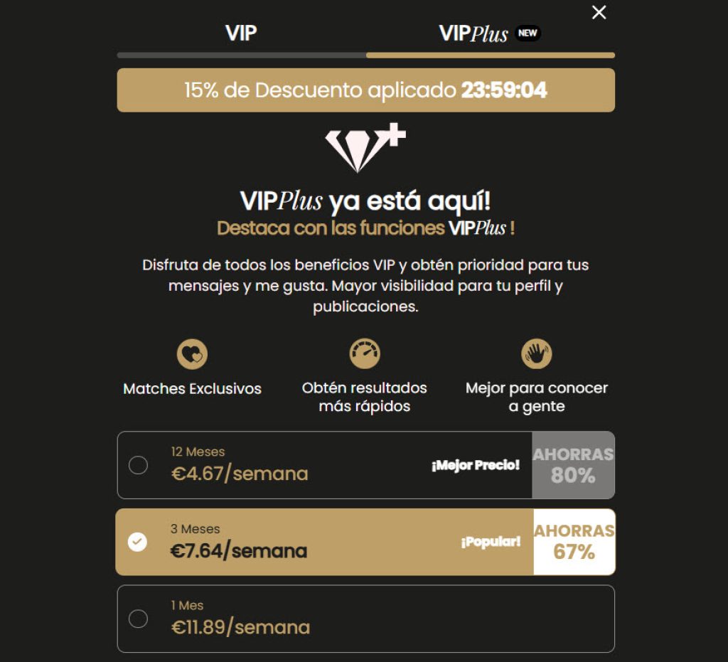 Plan VIP Plus Todomaduras