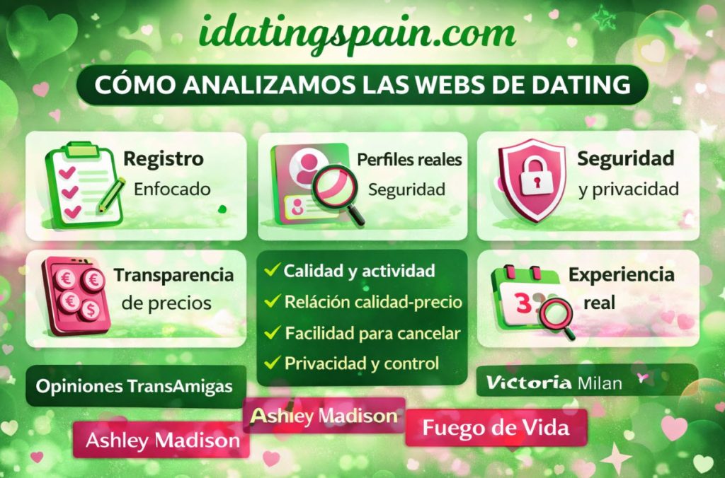 cómo analizamos las webs de dating
