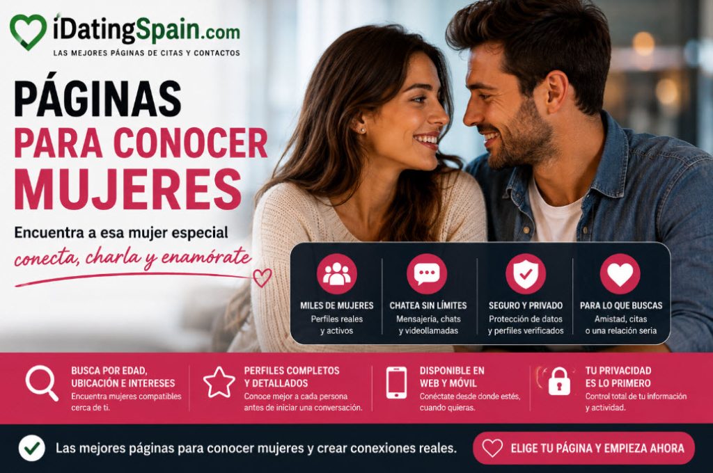 páginas para conocer mujeres