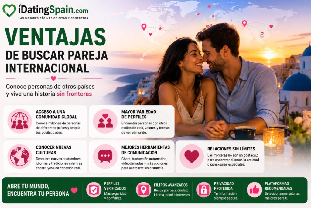 Ventajas de buscar pareja internacional