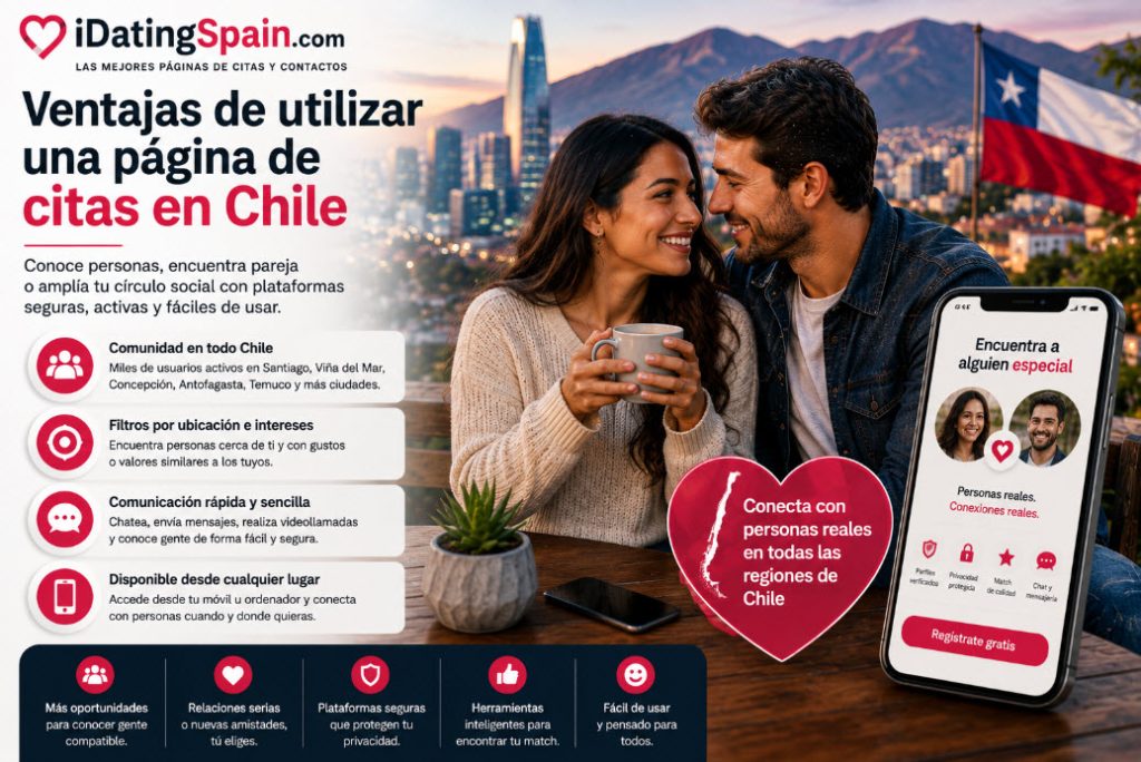 ventajas de utilizar una pagina de citas en Chile